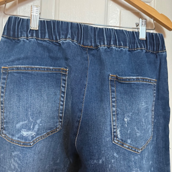 Fashion Nova Men Denim Drawstring Pant SZ M - Picture 10 of 13